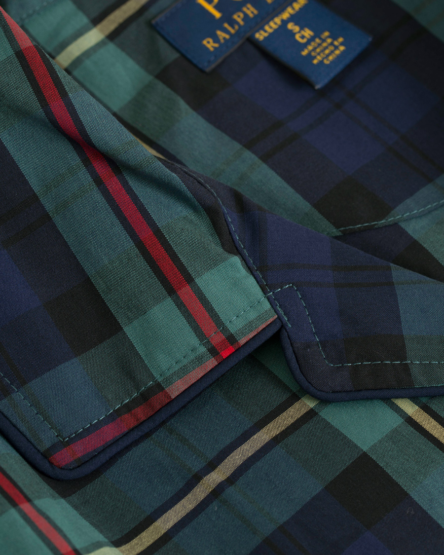 Heren | Ondergoed | Polo Ralph Lauren | Spencer Plaid Check Pyjama Set Green/Blue