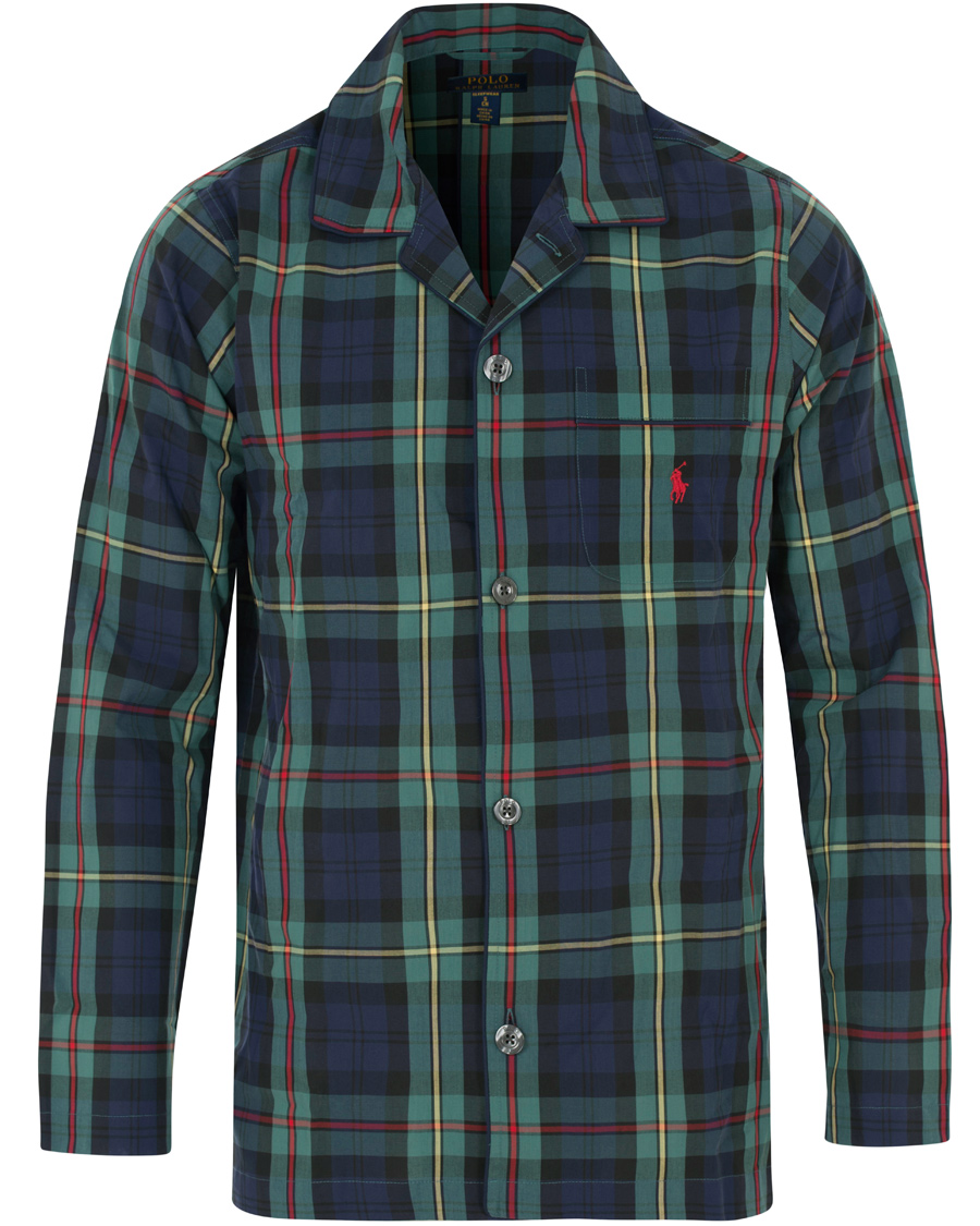 Heren | Ondergoed | Polo Ralph Lauren | Spencer Plaid Check Pyjama Set Green/Blue
