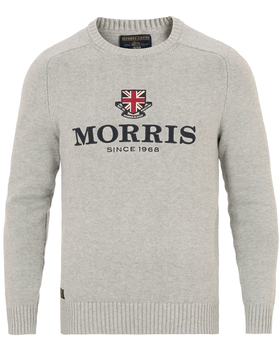 Heren | Truien | Morris | Morgan O-Neck Light Grey