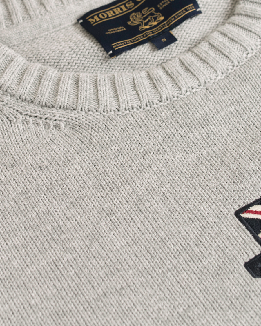 Heren | Truien | Morris | Morgan O-Neck Light Grey