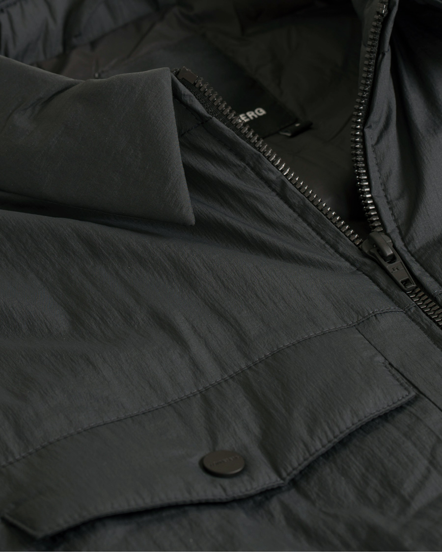Heren | Jassen | J.Lindeberg | Icon Crisp Nylon Field Jacket Antractite