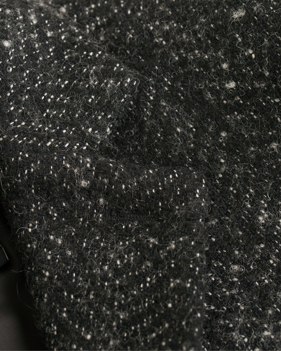 Heren | Jassen | J.Lindeberg | Wolger Rock Wool Herringbone Coat Black