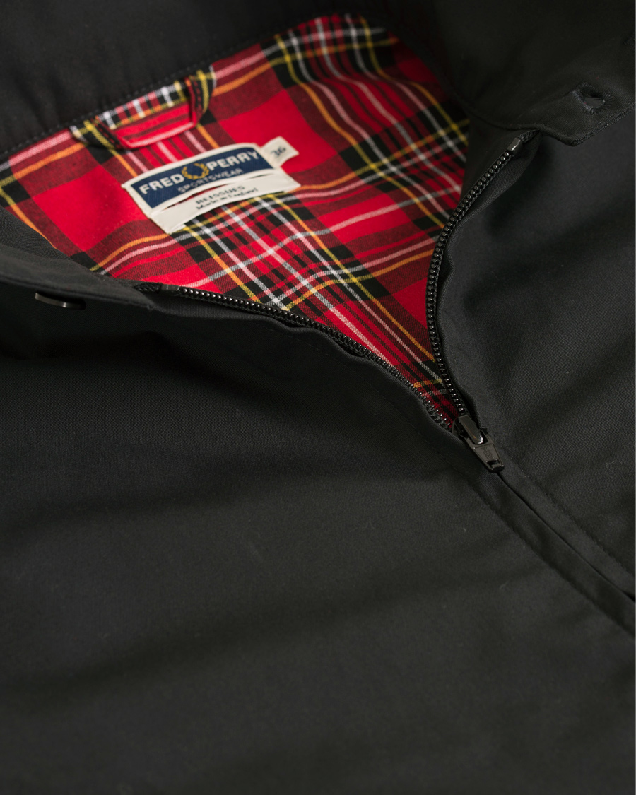 Heren | Jassen | Fred Perry Reissues | Made In England Harrington Jacket Black