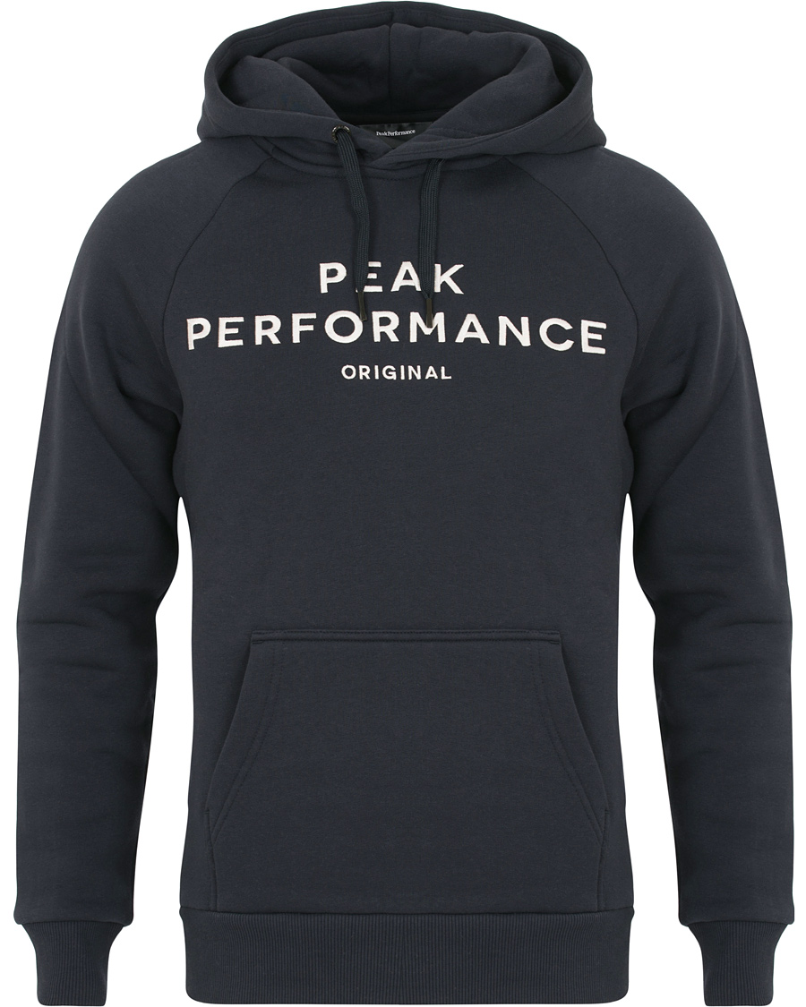 Heren | Truien | Peak Performance | M Logo Hoodie Navy
