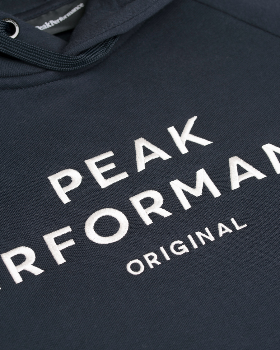 Heren | Truien | Peak Performance | M Logo Hoodie Navy