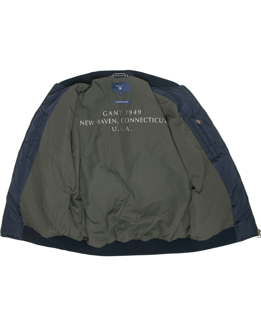 Heren | Jassen | GANT | The Winter Pilot Jacket Navy