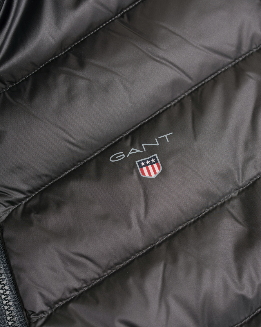 Heren | Jassen | GANT | The Airlight Down Vest Dark Grey