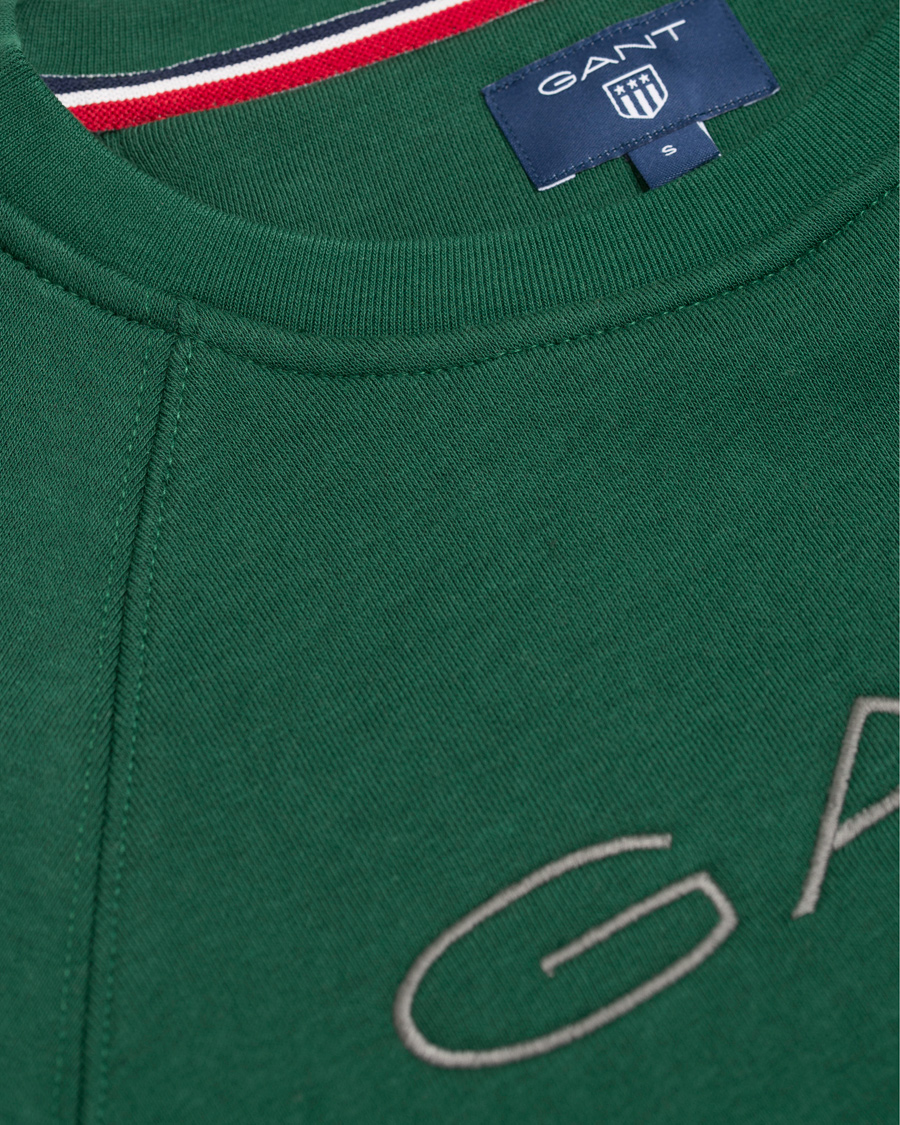 Heren | Truien | GANT | Shield Crew Neck Sweatshirt Ivy Green
