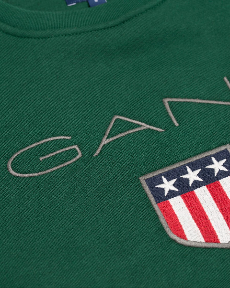 Heren | Truien | GANT | Shield Crew Neck Sweatshirt Ivy Green