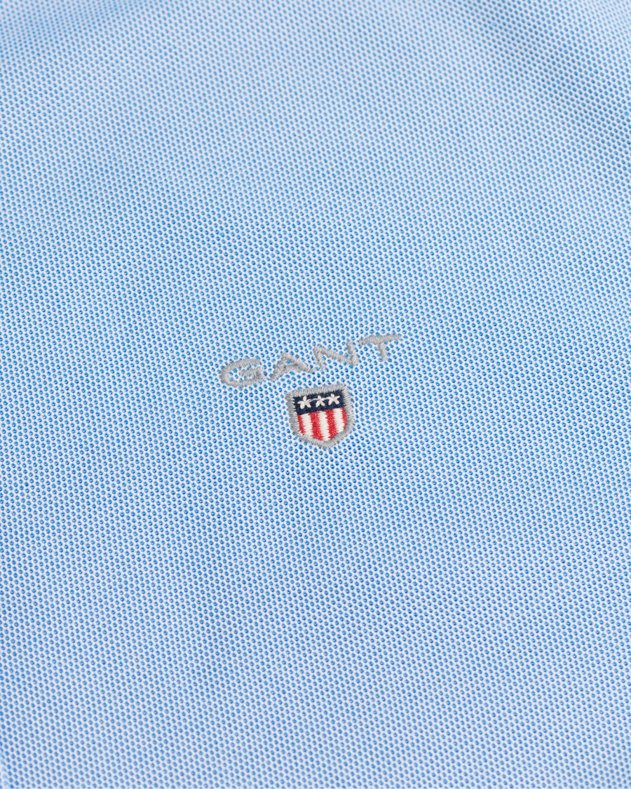 Heren | Overhemden | GANT | Slim Fit Tech Prep Pique Shirt Pallas Blue