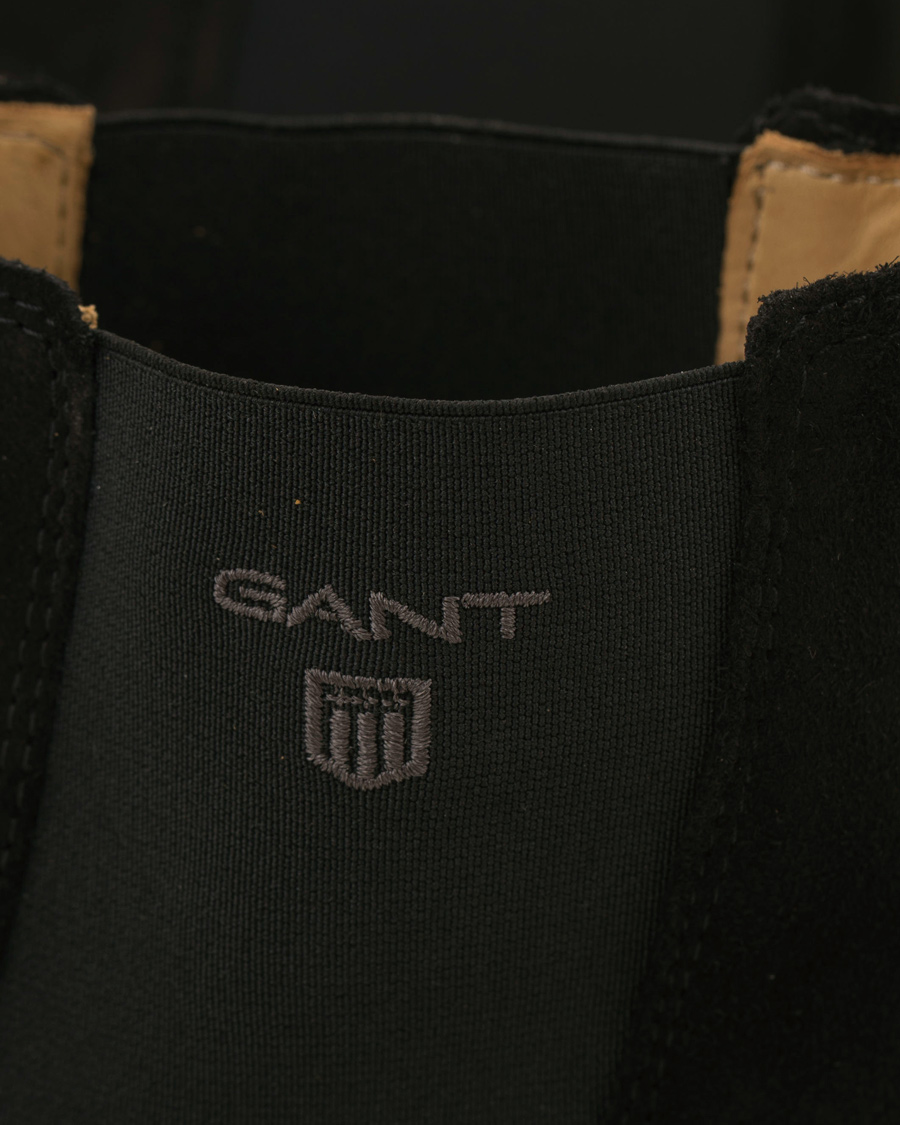 Heren | GANT Oscar Chelsea Boot Black Suede | GANT | Oscar Chelsea Boot Black Suede