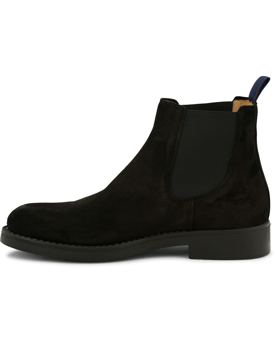 Heren | GANT Oscar Chelsea Boot Black Suede | GANT | Oscar Chelsea Boot Black Suede