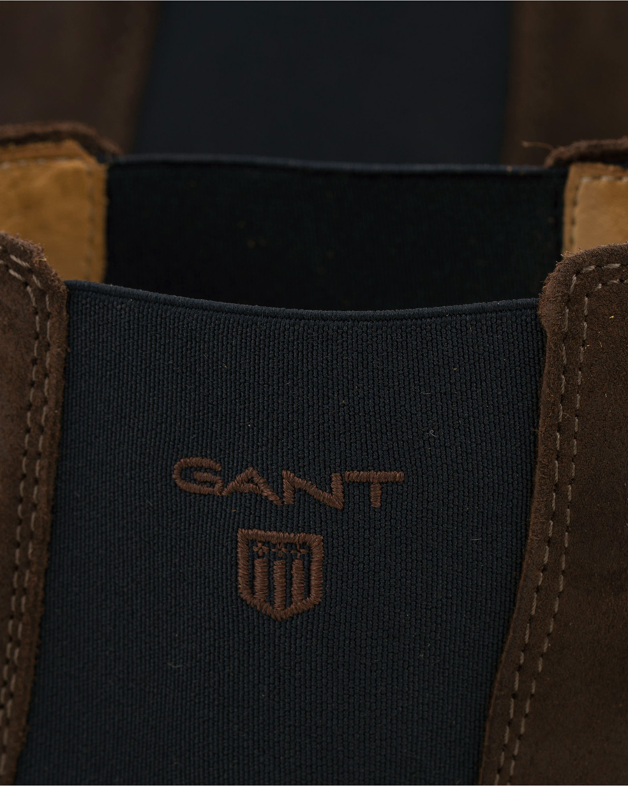 Heren | GANT Oscar Chelsea Boot Dark Brown Suede | GANT | Oscar Chelsea Boot Dark Brown Suede