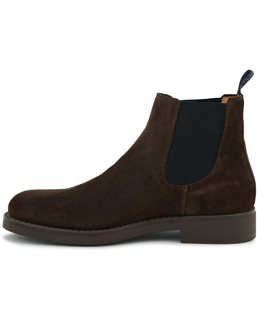 Heren | GANT Oscar Chelsea Boot Dark Brown Suede | GANT | Oscar Chelsea Boot Dark Brown Suede