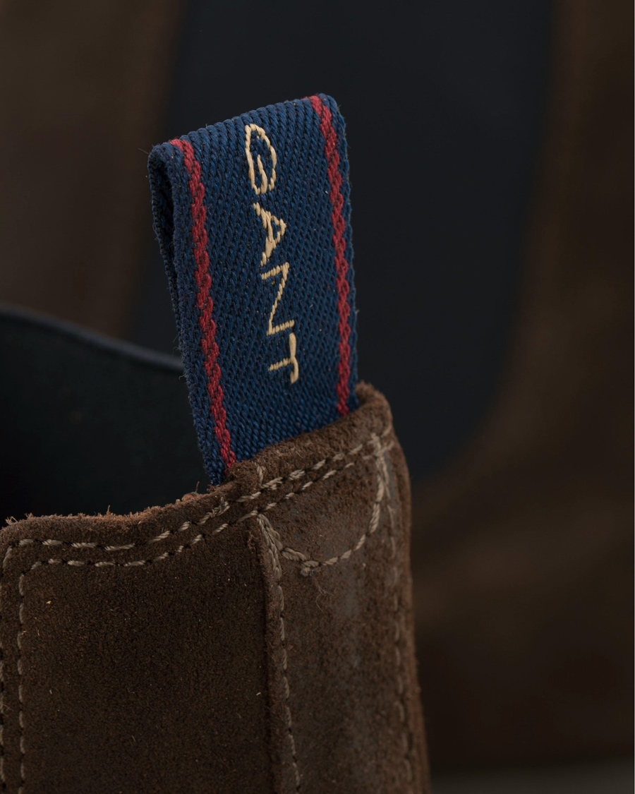 Heren | GANT Oscar Chelsea Boot Dark Brown Suede | GANT | Oscar Chelsea Boot Dark Brown Suede