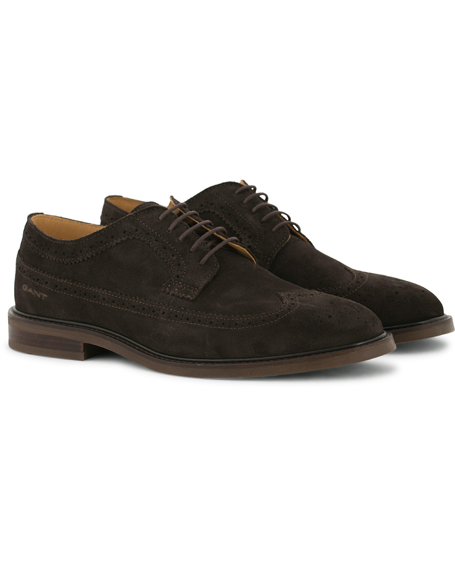 Heren | GANT Ricardo Brouge Dark Brown Suede | GANT | Ricardo Brouge Dark Brown Suede