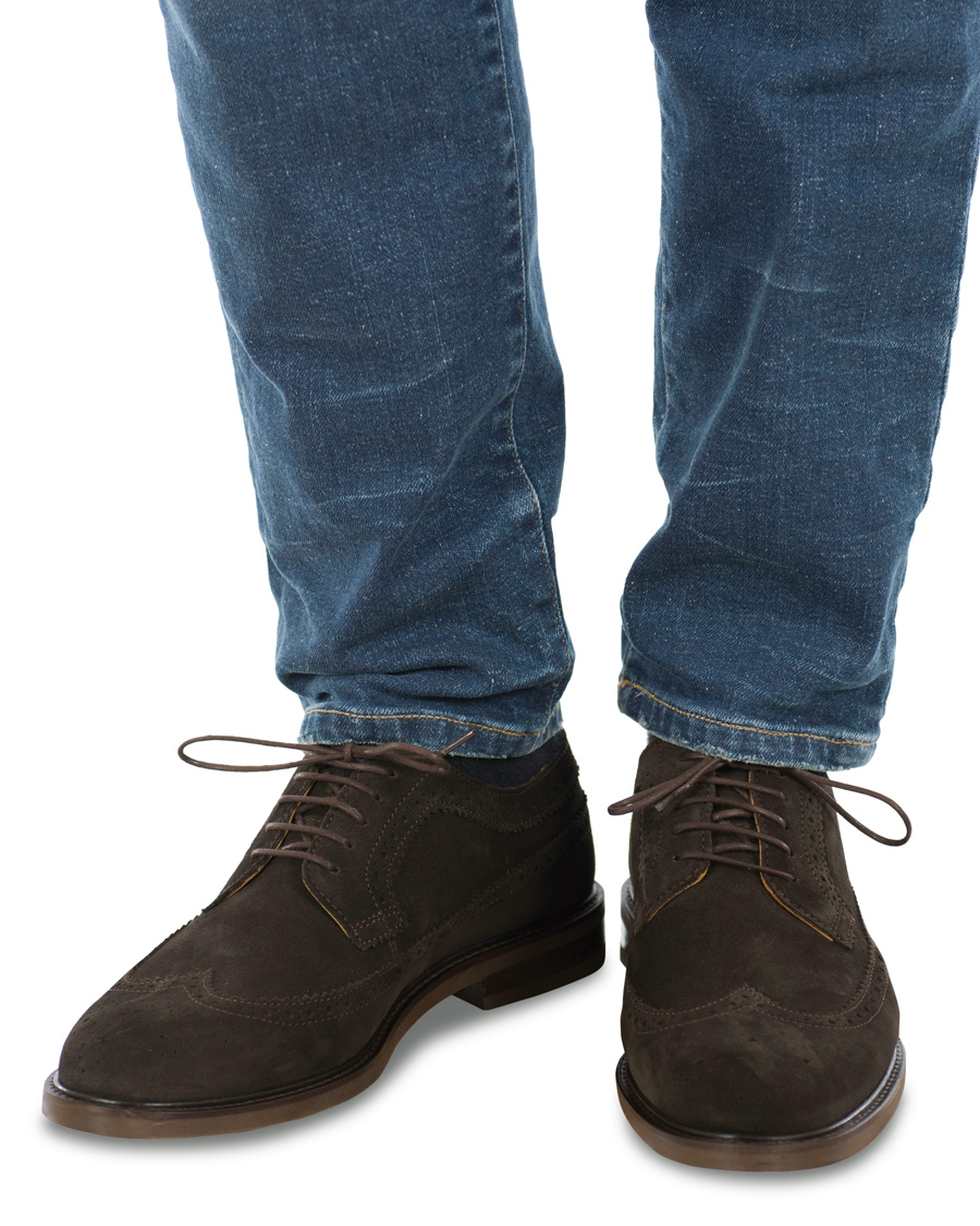 Heren | GANT Ricardo Brouge Dark Brown Suede | GANT | Ricardo Brouge Dark Brown Suede