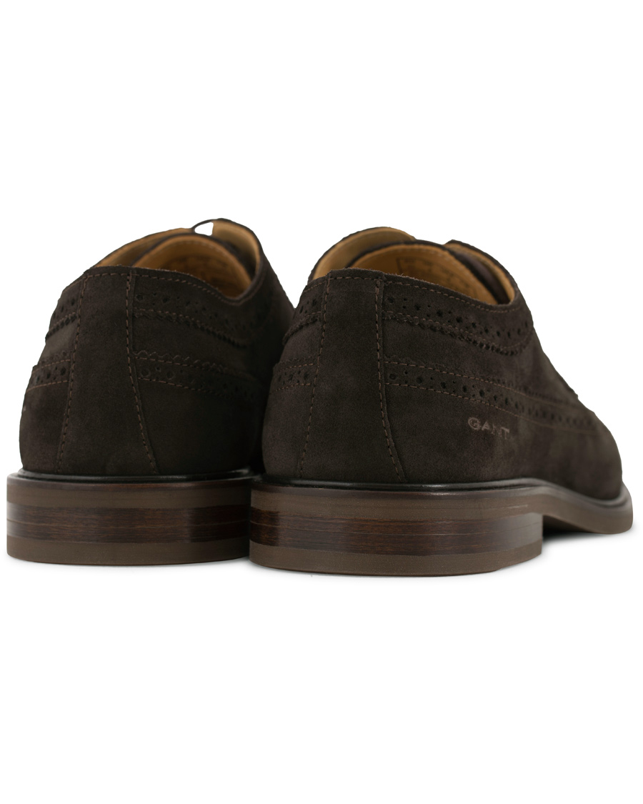 Heren | GANT Ricardo Brouge Dark Brown Suede | GANT | Ricardo Brouge Dark Brown Suede
