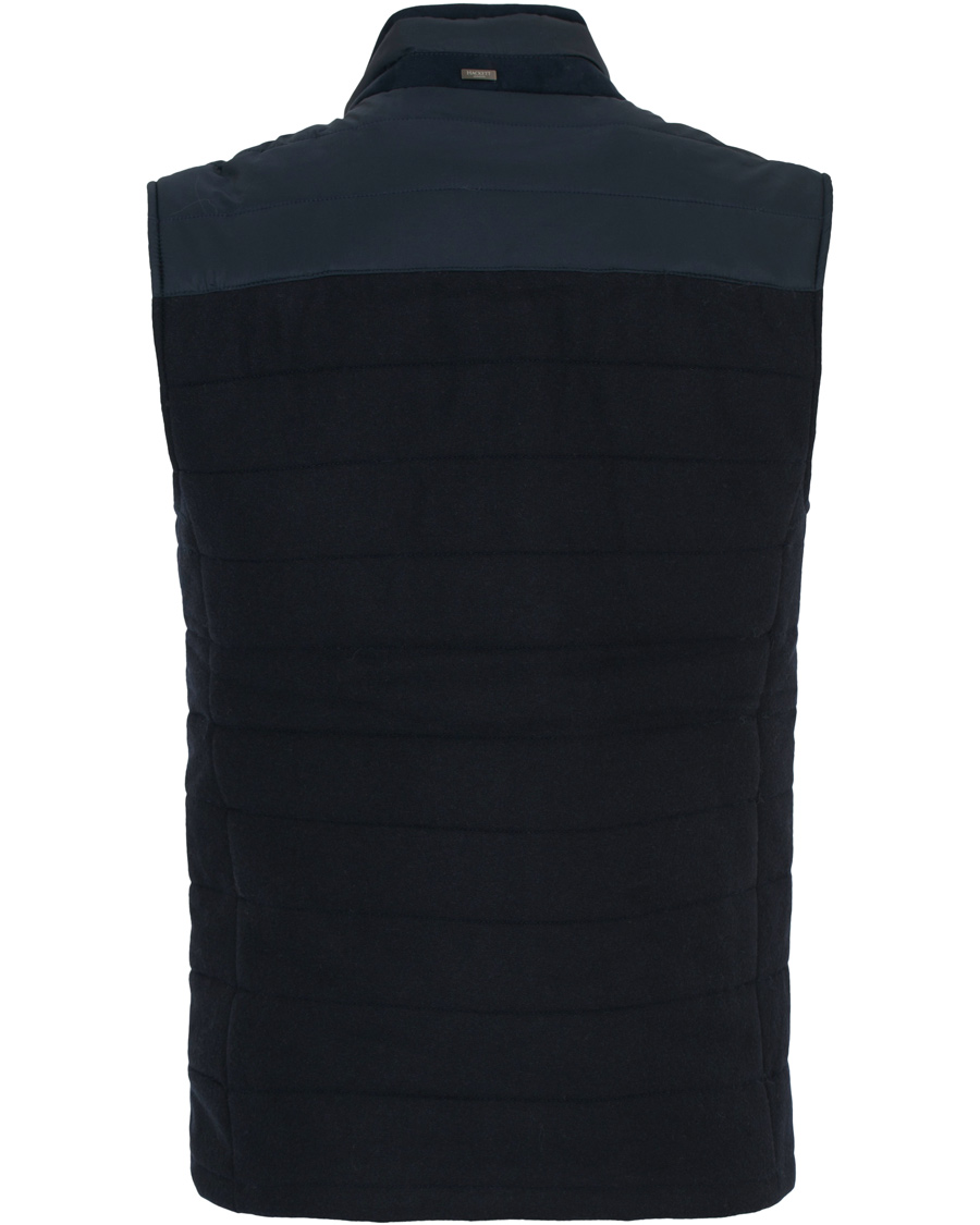 Heren | Jassen | Hackett | Lightweight Wool Gilet Navy