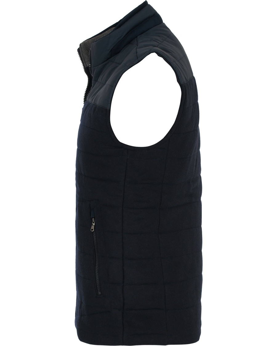 Heren | Jassen | Hackett | Lightweight Wool Gilet Navy