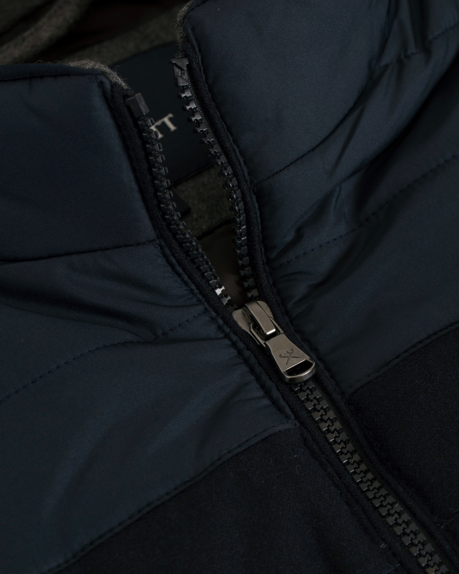 Heren | Jassen | Hackett | Lightweight Wool Gilet Navy