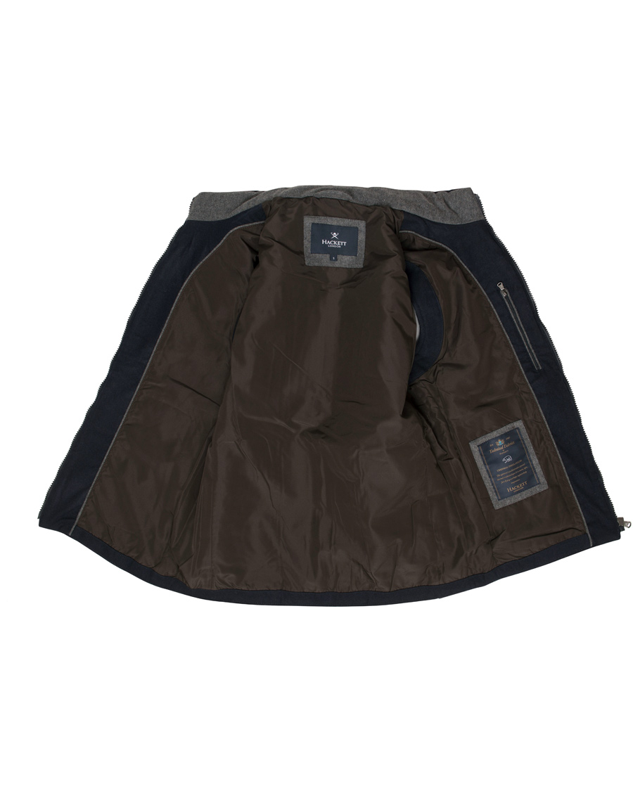 Heren | Jassen | Hackett | Lightweight Wool Gilet Navy