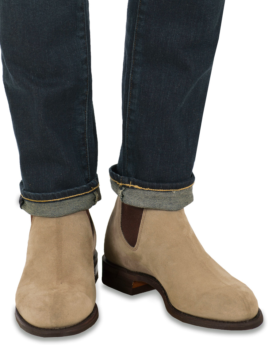 Heren | R.M.Williams Wentworth G Boot Oatmeal Suede | R.M.Williams | Wentworth G Boot Oatmeal Suede