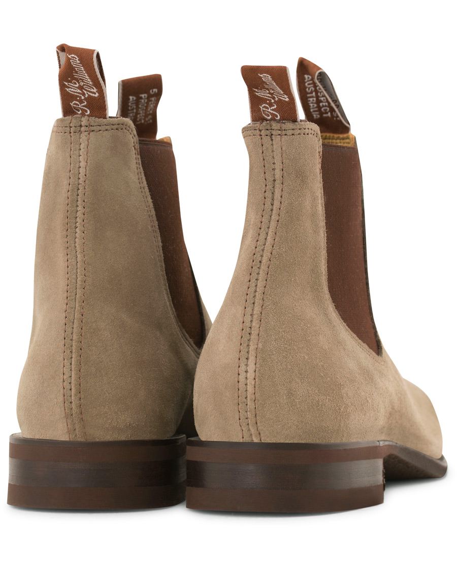 Heren | R.M.Williams Wentworth G Boot Oatmeal Suede | R.M.Williams | Wentworth G Boot Oatmeal Suede