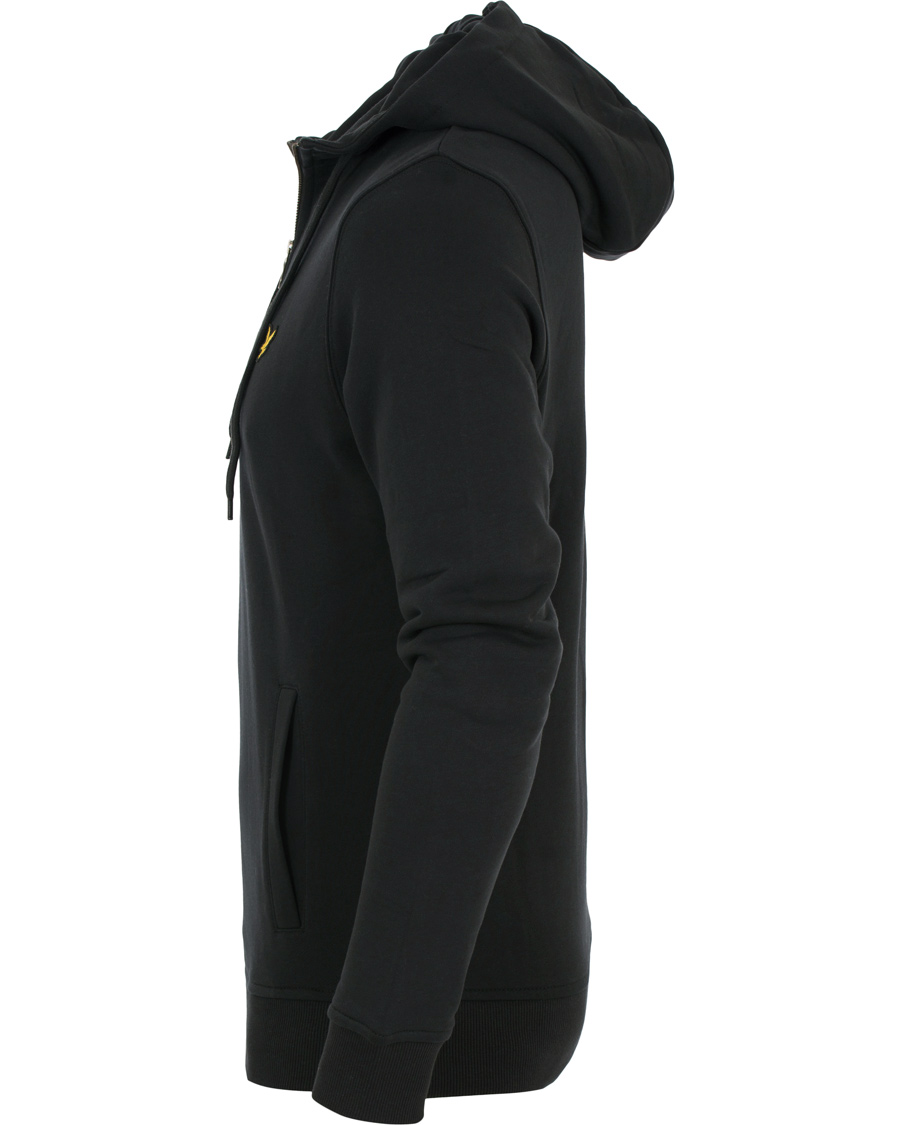 Heren | Truien | Lyle & Scott | Half Zip Hoodie True Black