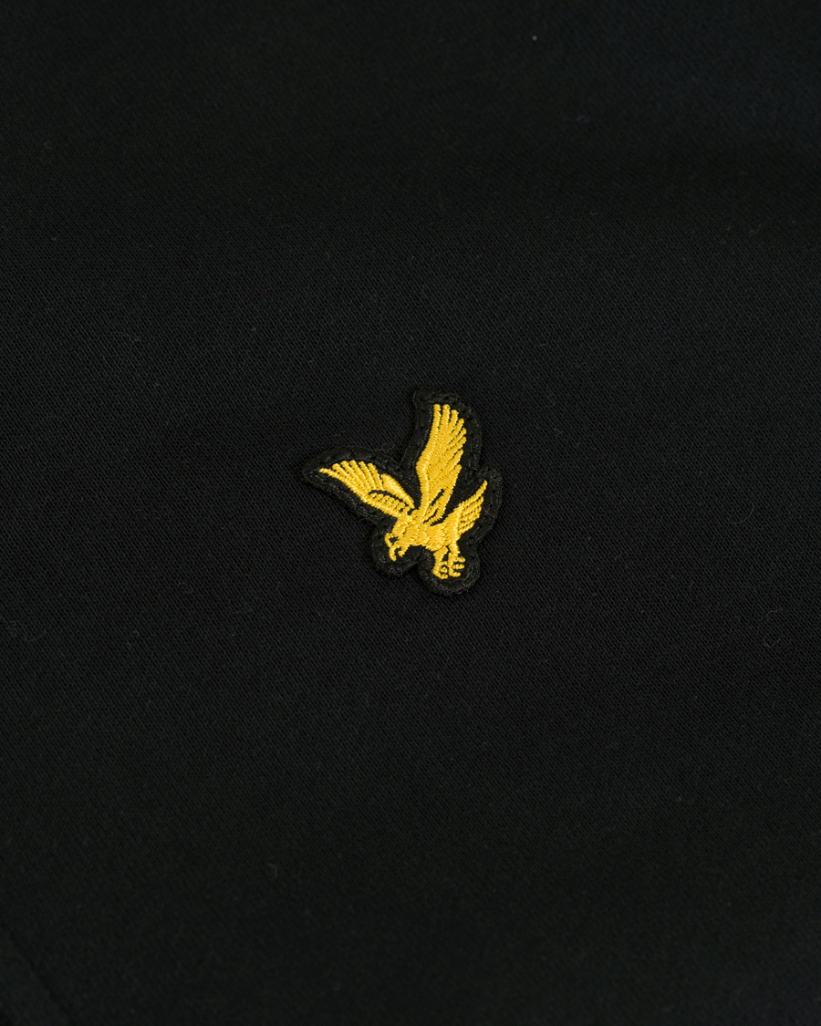 Heren | Truien | Lyle & Scott | Half Zip Hoodie True Black