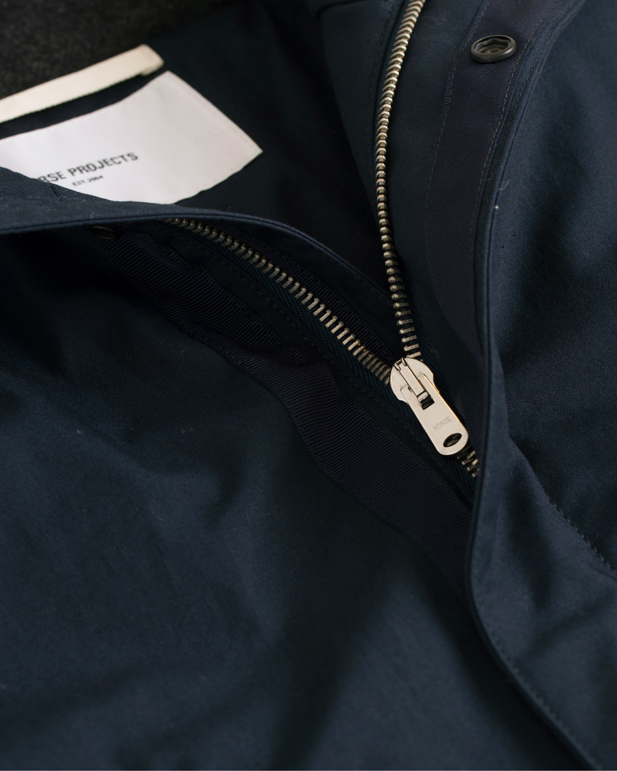 Heren | Jassen | Norse Projects | Lindisfarni Cambric Jacket Dark Navy