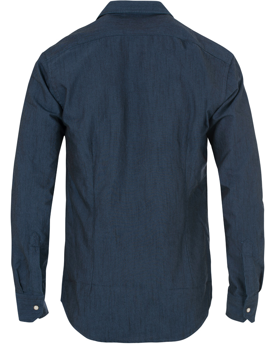 Heren | Jassen | Eton | Slim Fit Overshirt Indigo