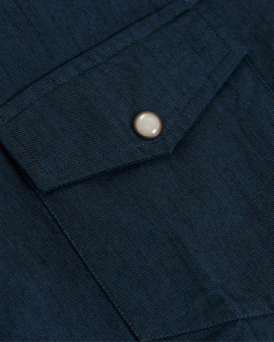 Heren | Jassen | Eton | Slim Fit Overshirt Indigo