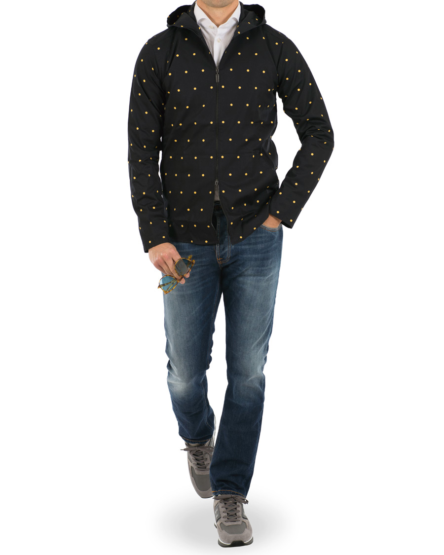 Heren | Overhemden | Eton | The Hacienda Collection Slim Hooded Shirt Jacket Black