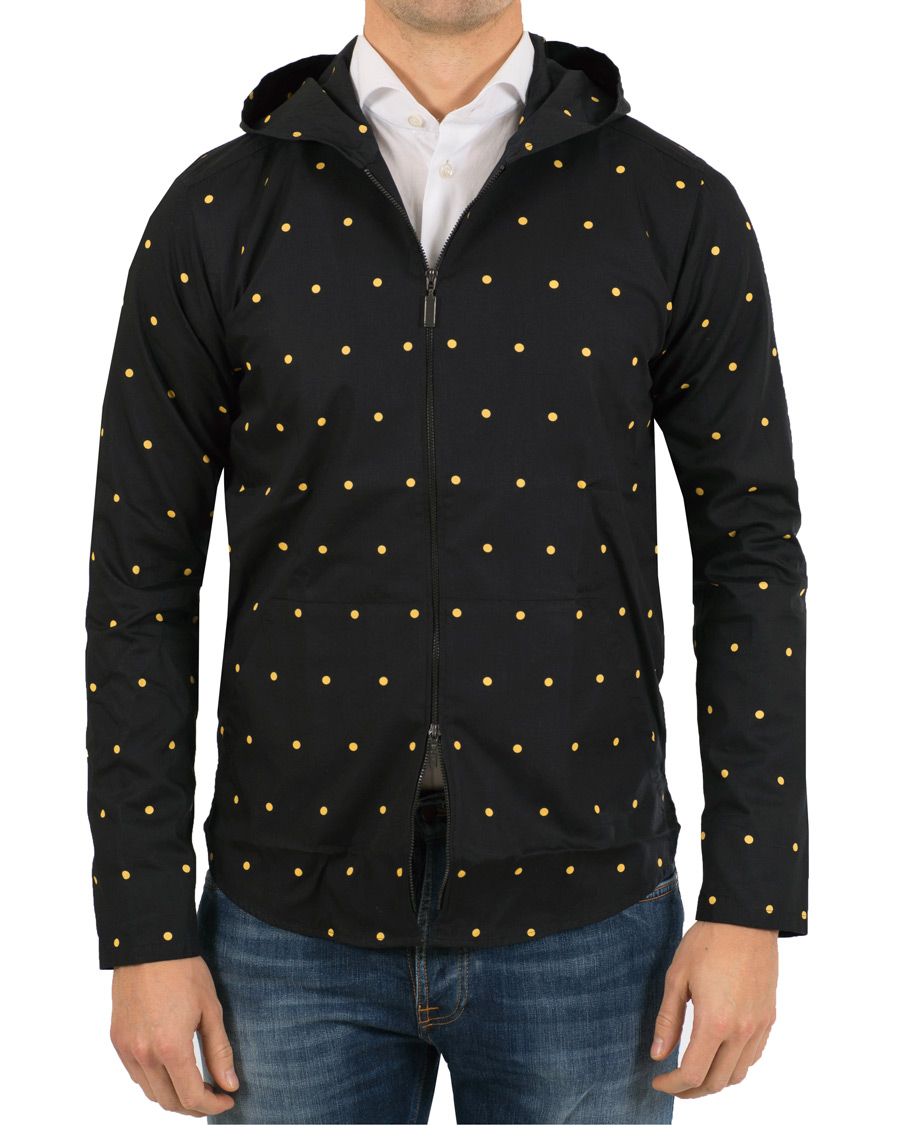 Heren | Overhemden | Eton | The Hacienda Collection Slim Hooded Shirt Jacket Black