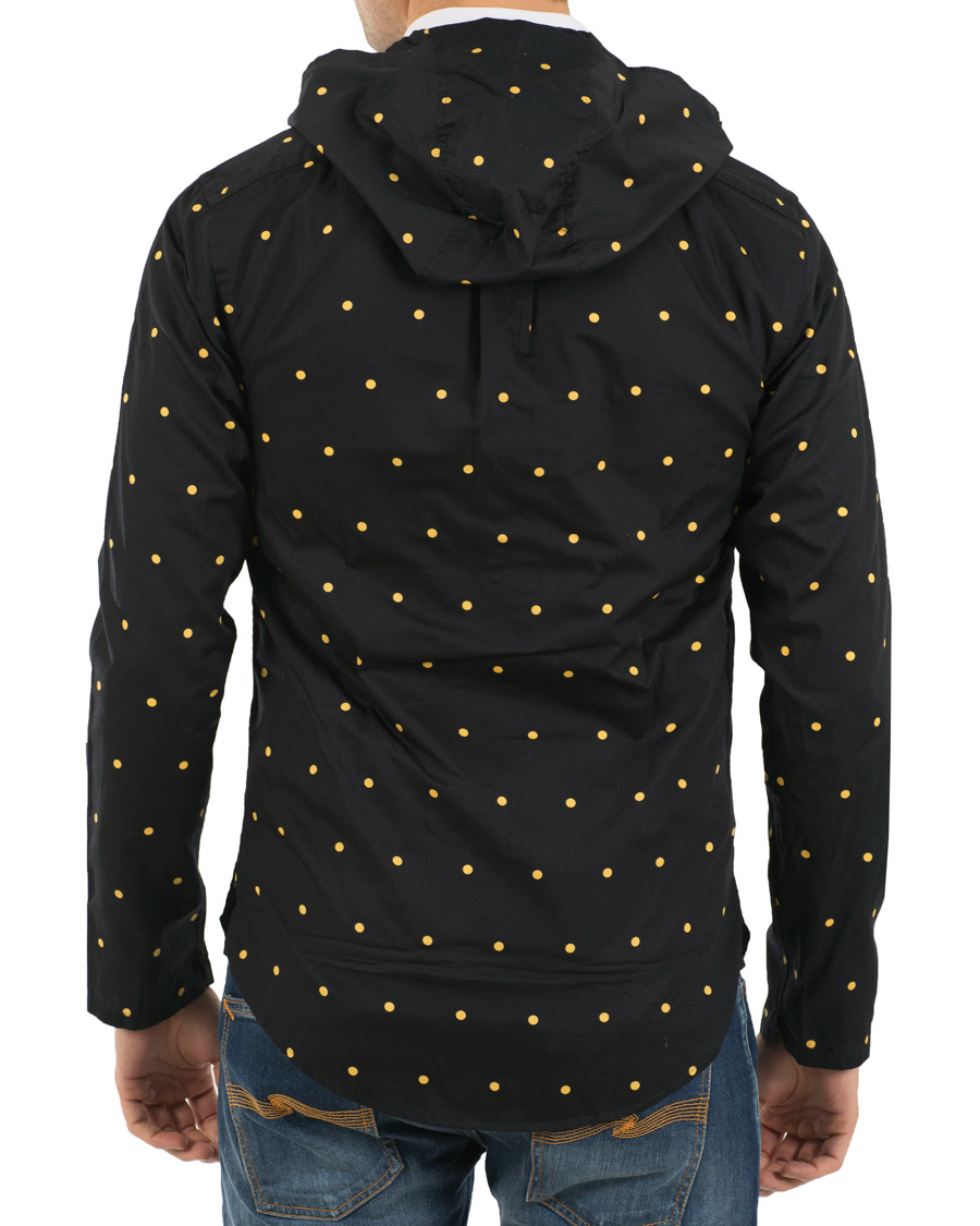 Heren | Overhemden | Eton | The Hacienda Collection Slim Hooded Shirt Jacket Black