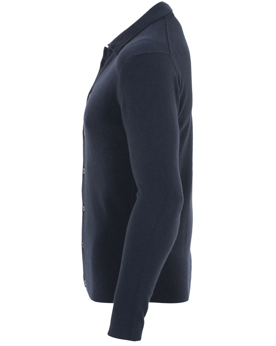 Heren | Truien | Johnstons of Elgin | Cashmere Cardigan Navy