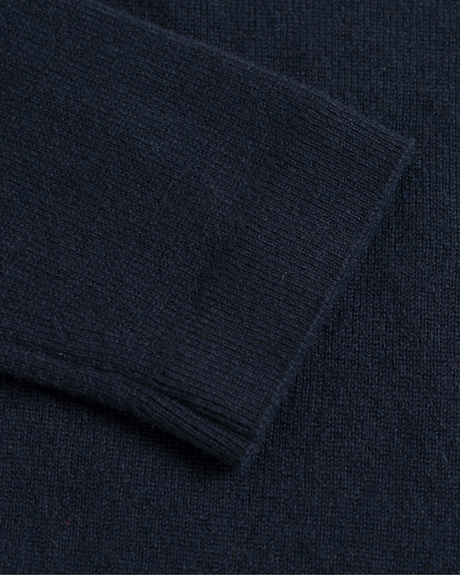 Heren | Truien | Johnstons of Elgin | Cashmere Cardigan Navy