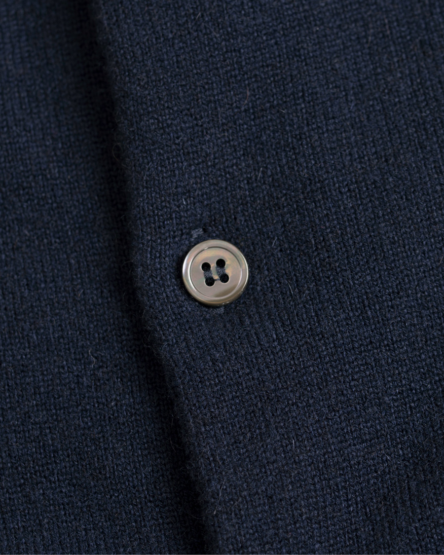 Heren | Truien | Johnstons of Elgin | Cashmere Cardigan Navy