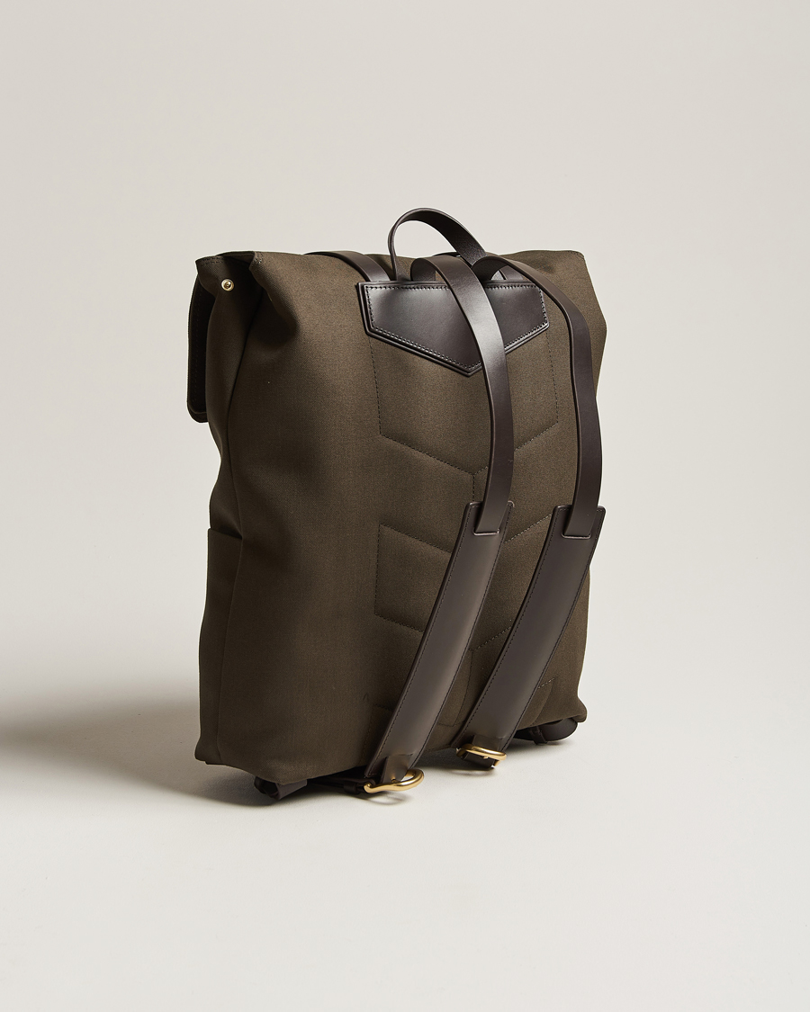 Heren | Rugzakken | Mismo | M/S Nylon Backpack Army/Dark Brown