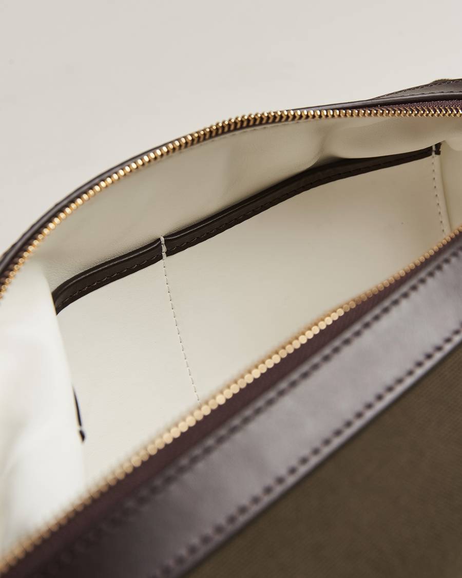 Heren | Tassen | Mismo | M/S Nylon Washbag Army/Dark Brown