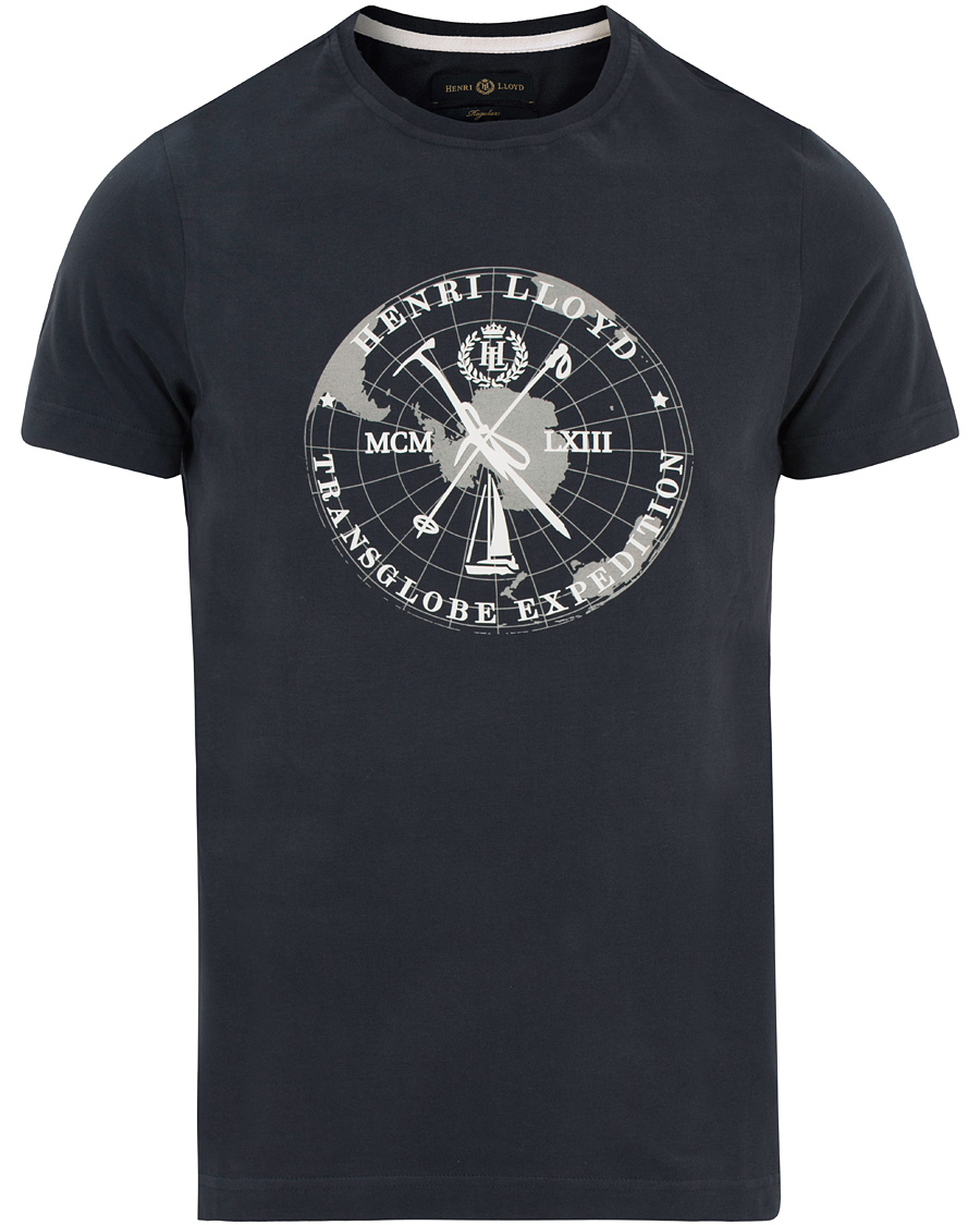 Heren | T-shirts | Henri-Lloyd | Henri Lloyd Nympton Regular Crew Neck Tee Navy