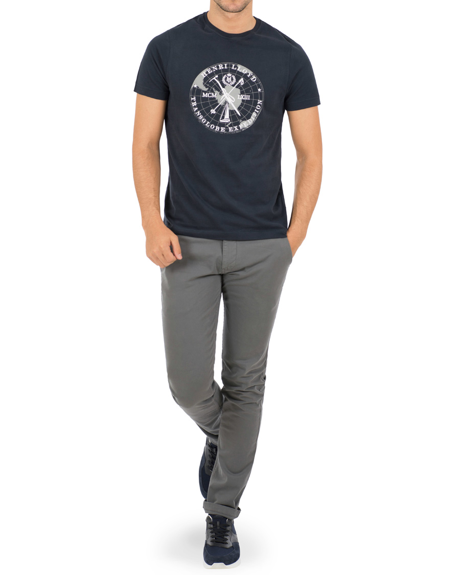 Heren | T-shirts | Henri-Lloyd | Henri Lloyd Nympton Regular Crew Neck Tee Navy