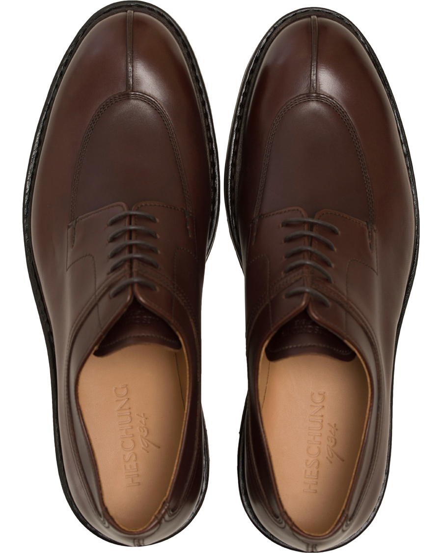 Heren | Heschung Catalpa Split Toe Derby Chestnut Calf | Heschung | Catalpa Split Toe Derby Chestnut Calf