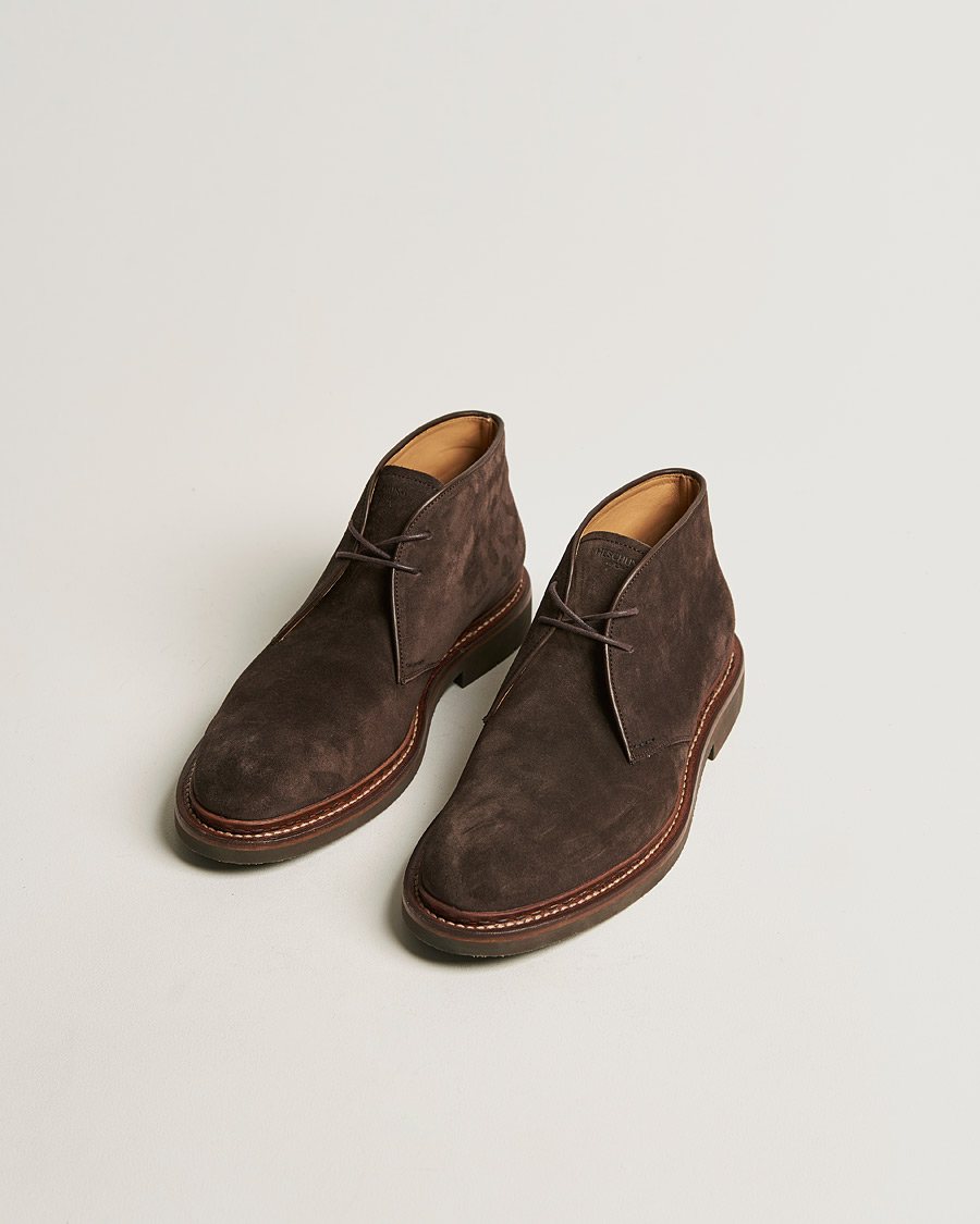 Heren | Heschung Genet Suede Chukka Boot Brown | Heschung | Genet Suede Chukka Boot Brown