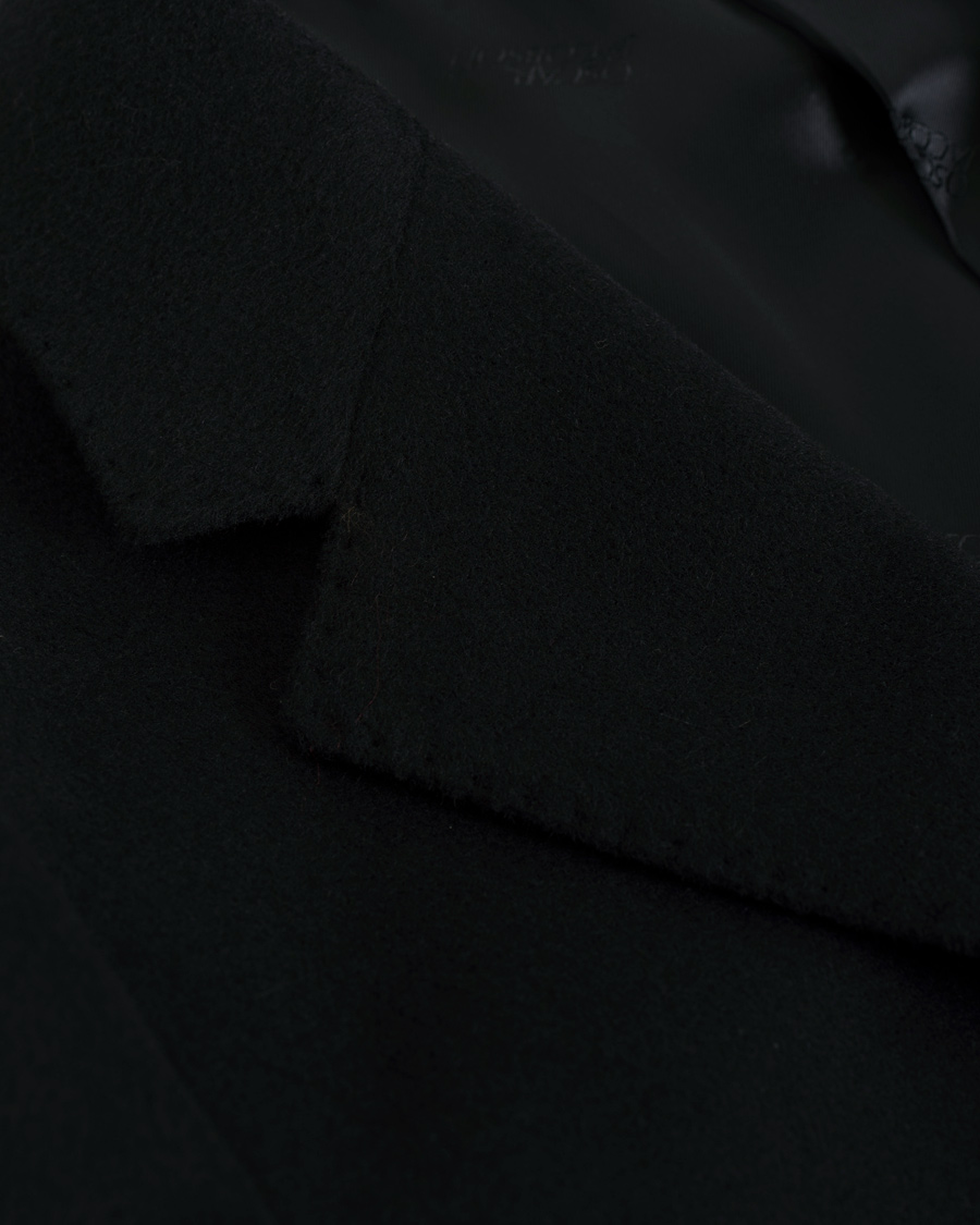 Heren | Jassen | Oscar Jacobson | Saks Wool Coat Navy