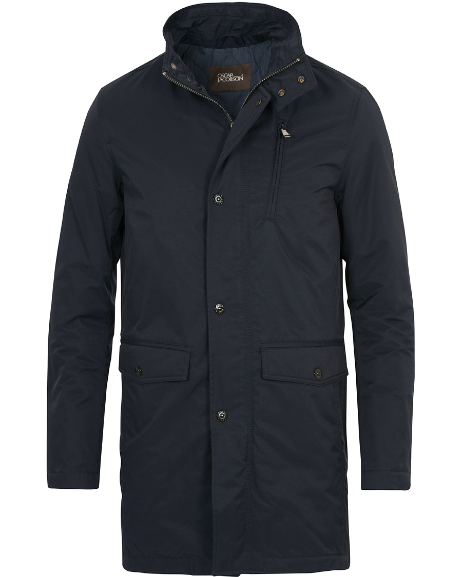 Heren | Jassen | Oscar Jacobson | Danton Water Repellent Jacket Navy