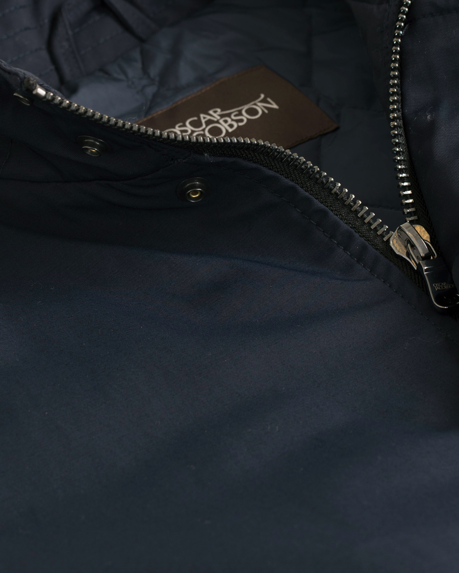 Heren | Jassen | Oscar Jacobson | Danton Water Repellent Jacket Navy
