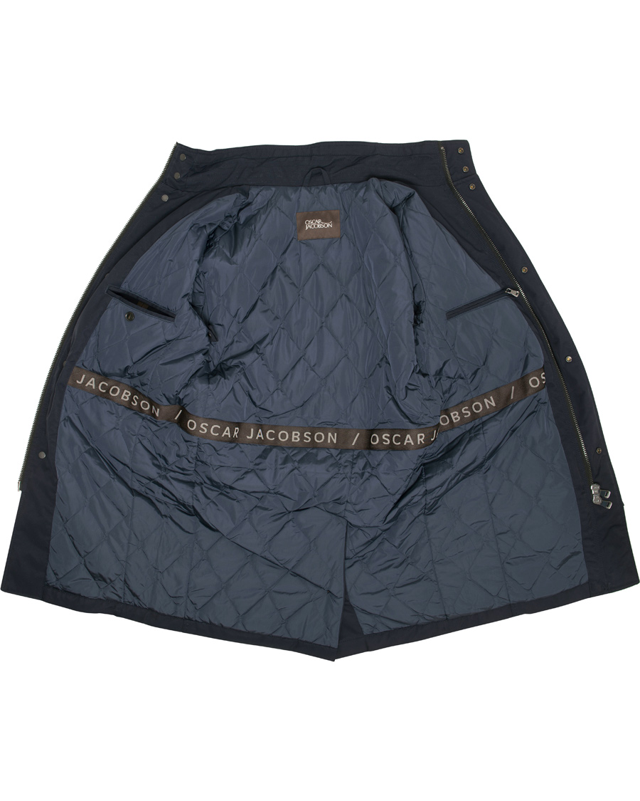 Heren | Jassen | Oscar Jacobson | Danton Water Repellent Jacket Navy