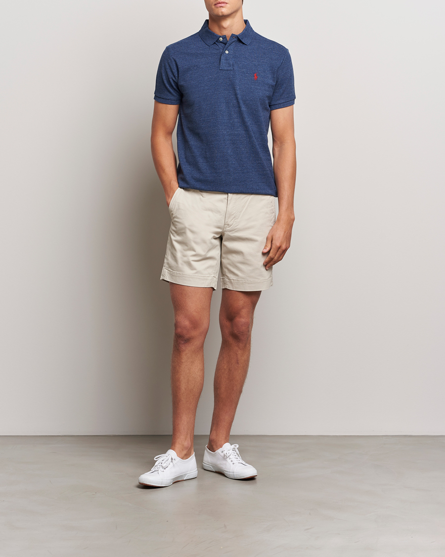 Heren | Polo's | Polo Ralph Lauren | Custom Slim Fit Polo Classic Royal Heather